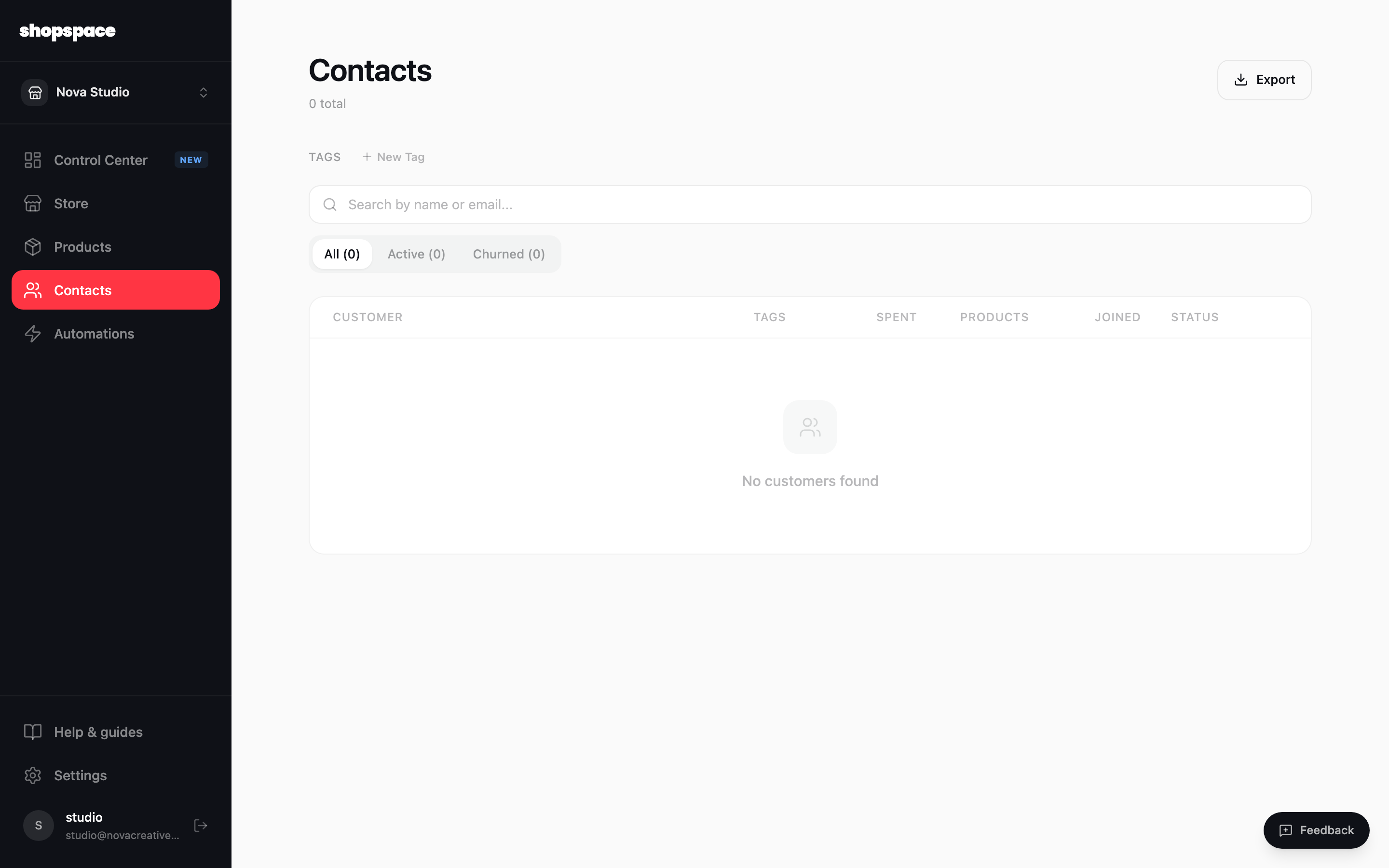 Open Contacts