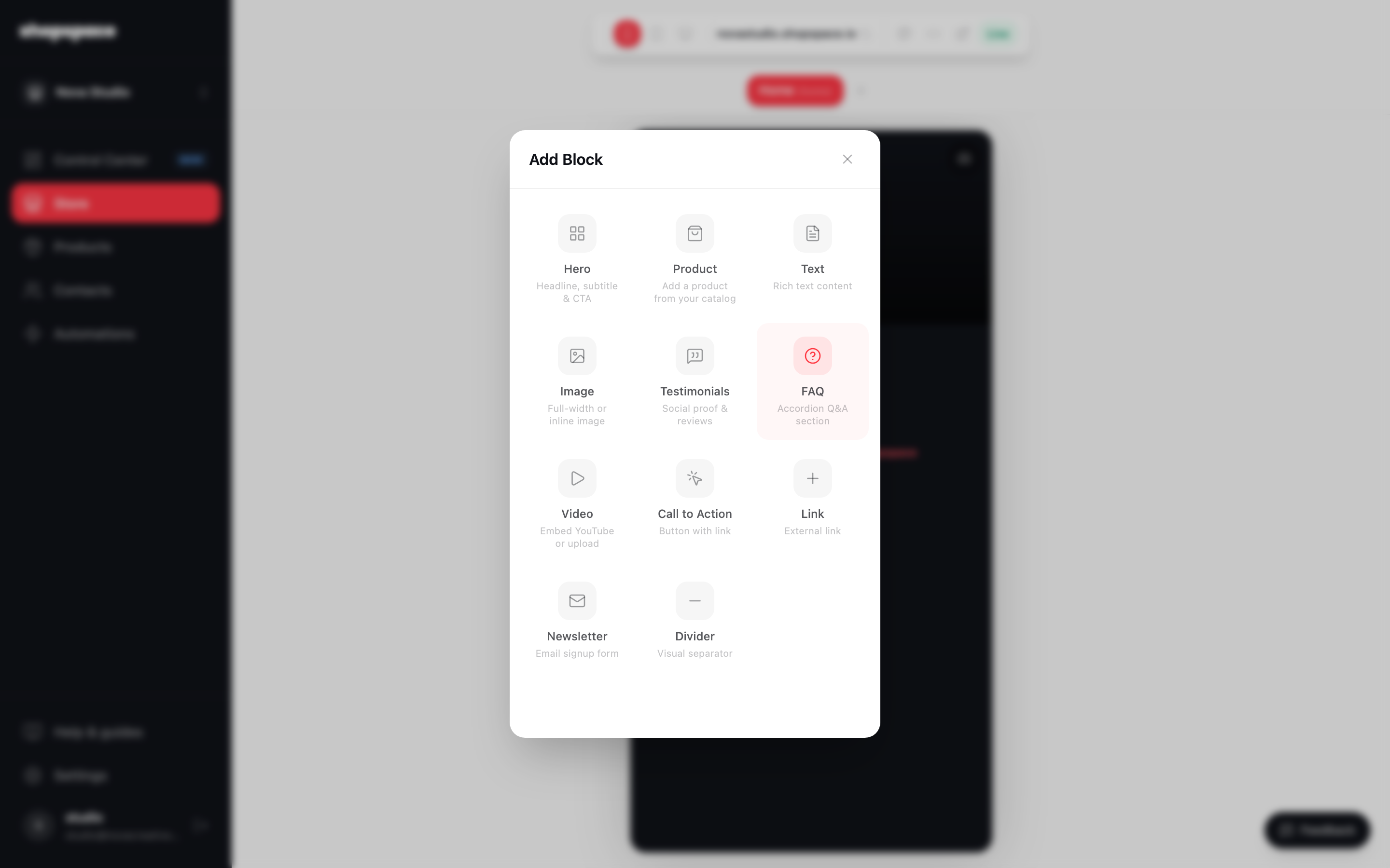Add a block